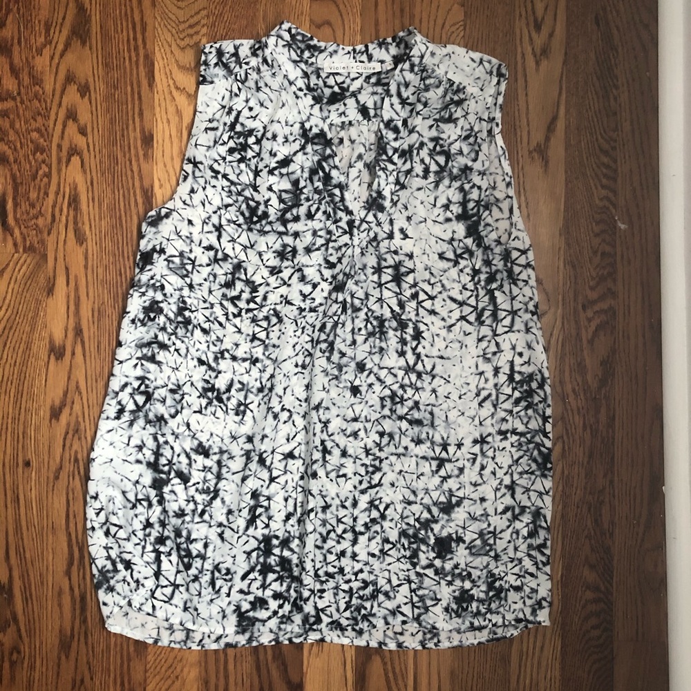 Violet + Claire sleeveless blouse